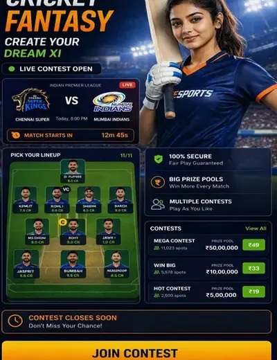 Hero11 (hero11) fantasy cricket & matchday visual 3